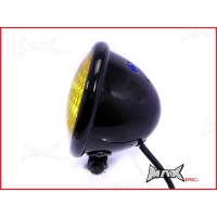 Phare avant vintage led 12v/35w chromé