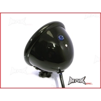 Phare avant vintage led 12v/35w chromé