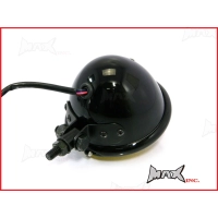 Phare avant vintage led 12v/35w chromé