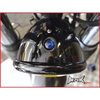 Phare avant vintage led 12v/35w chromé