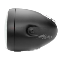 Phare avant noir avec compteur digital intégré