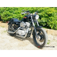 Phare avant noir avec compteur digital intégré