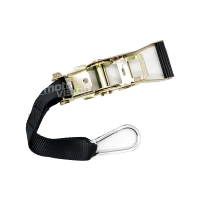 2 sangles d'arrimage avec tendeur à cliquet noires