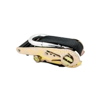 2 sangles d'arrimage avec tendeur à cliquet noires