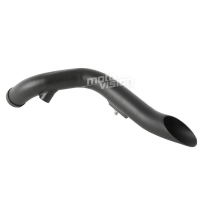 Ligne d'échappement 1 3/4" noir mat pour harley davidson softail bobber chopper touring dyna fxd / fxdwg