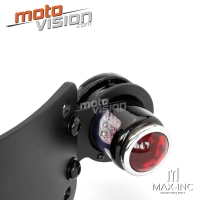 Support de plaque noir avec éclairage- lucas réplique