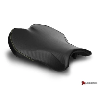 Couvre selle baseline pilote luimoto yamaha r6 (17-18) coutures bleues