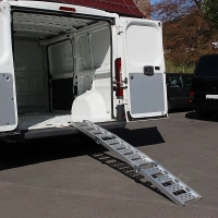 Rampe de chargement en aluminium - pliable en 3 parties