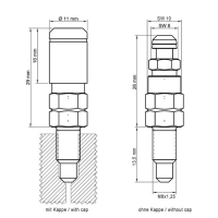 Soupape de purge arrière stahlbus pour