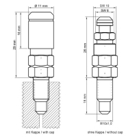 Soupape de purge arrière stahlbus pour