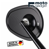 M.view club ece, rétroviseur en aluminium cnc motogadget m10