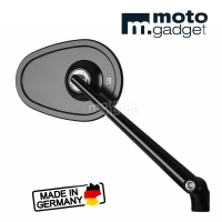 M.view club ece, rétroviseur en aluminium cnc motogadget m10