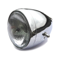 Phare avant vintage style avec compteur digital intégré