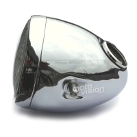 Phare avant vintage style avec compteur digital intégré