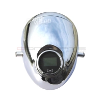 Phare avant vintage style avec compteur digital intégré