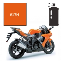 Peinture tricouche en spray kawasaki pearl wildfire orange zx10r 2008