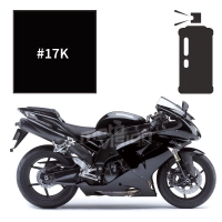 Peinture tricouche en spray kawasaki diablo black metallic zx10r 2007-2009