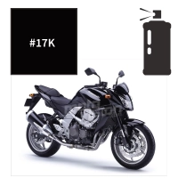 Peinture tricouche en spray kawasaki diablo black metallic z750 2009