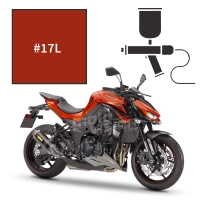 Peinture tricouche kawasaki candy burnt orange z1000 2009-2017