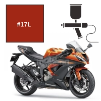 Peinture tricouche kawasaki candy burnt orange zx6r 2009 & 2014