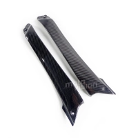 Ecopes latérales carbone vernis pour kawasaki h2