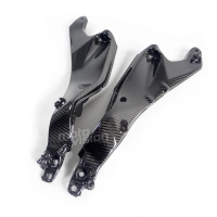 Paire de cadres sous selle carbone vernis pour kawasaki h2