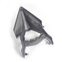 Coque arrière carbone vernis pour kawasaki h2