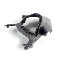 Coque arrière carbone vernis pour kawasaki h2