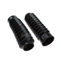 Paire de soufflets de fourche télescopique 49mm pour harley softail dyna
