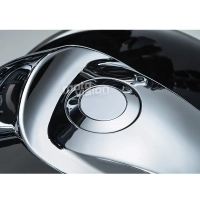 Bouchon de réservoir chromé pour harley davidson touring electra glide heritage softail