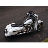 Bouchon de réservoir chromé pour harley davidson touring electra glide heritage softail