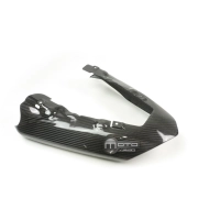 Protection échappement arrière sous coque carbone kawasaki zx6r