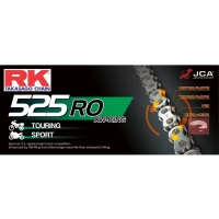 Kit chaine équipement s1000rr abs 2019/2020 17x45 rk525fex chaine 525rx'ring super renforcee