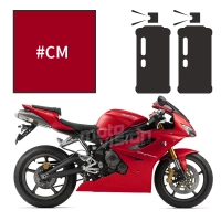 Peinture en spray triumph tornado 675 daytona 2006-2010