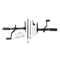 Commandes avancées noires pour harley davidson sportster 883 1200 xlh xl 1991-2003