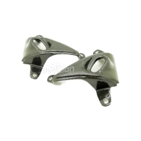 Paire de caches lateraux hauts carbone kawasaki zx6r 2005-2006