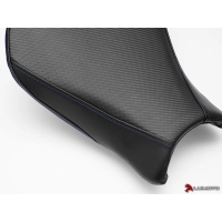 Couvre selle baseline pilote luimoto suzuki gsxr 1000 (17-18) coutures rouges