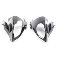 Paire de flancs de tête de fourche carbone brillant bmw s1000rr 2015 - 2018