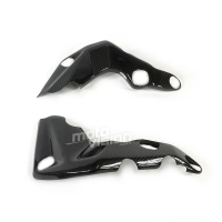 Protections de cadre carbone vernis pour mv agusta f3 f4 brutale 675 800 rivale 800 dragster 800