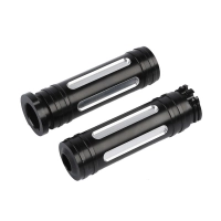 Paire de poignées 1" cnc pour harley sportster xl 1200 883 dyna fat street bob fxdb