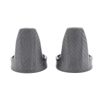 Caches sur tube de fourche carbone mat yamaha mt07 2018-2020