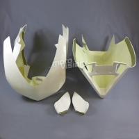 Carénage avant prise d'air origine avec adaptateurs poly racing piste  ducati 848 1098 1198