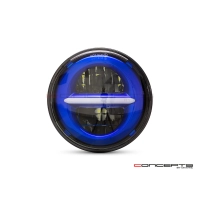 Phare avant 14,6cm/5.75" - insert feux de jour led rouge