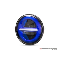 Phare avant 14,6cm/5.75" - insert feux de jour led rouge