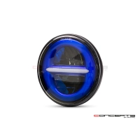 Phare avant 14,6cm/5.75" - insert feux de jour led rouge