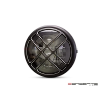 Phare avant led 7,7" phare et code tri-déco grill