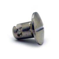 Kit de fixation à riveter argenté brillant diamètre 6 longeur 12