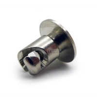 Kit de fixation à riveter argenté brillant diamètre 6 longeur 12