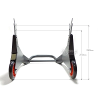 Béquille arrière aluminium universelle pour diabolos