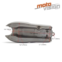 Réservoir brut cafe racer rd style